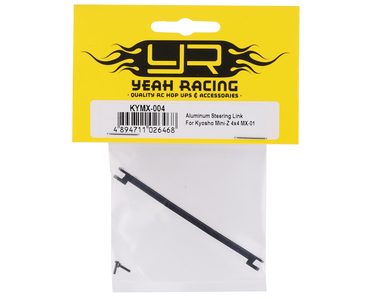 Yeah Racing Kyosho MX-01 Aluminum Steering Linkage (Black)