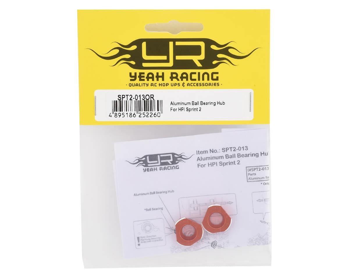 Yeah Racing HPI Sprint 2 Aluminum Ball Bearing Hub (Orange)