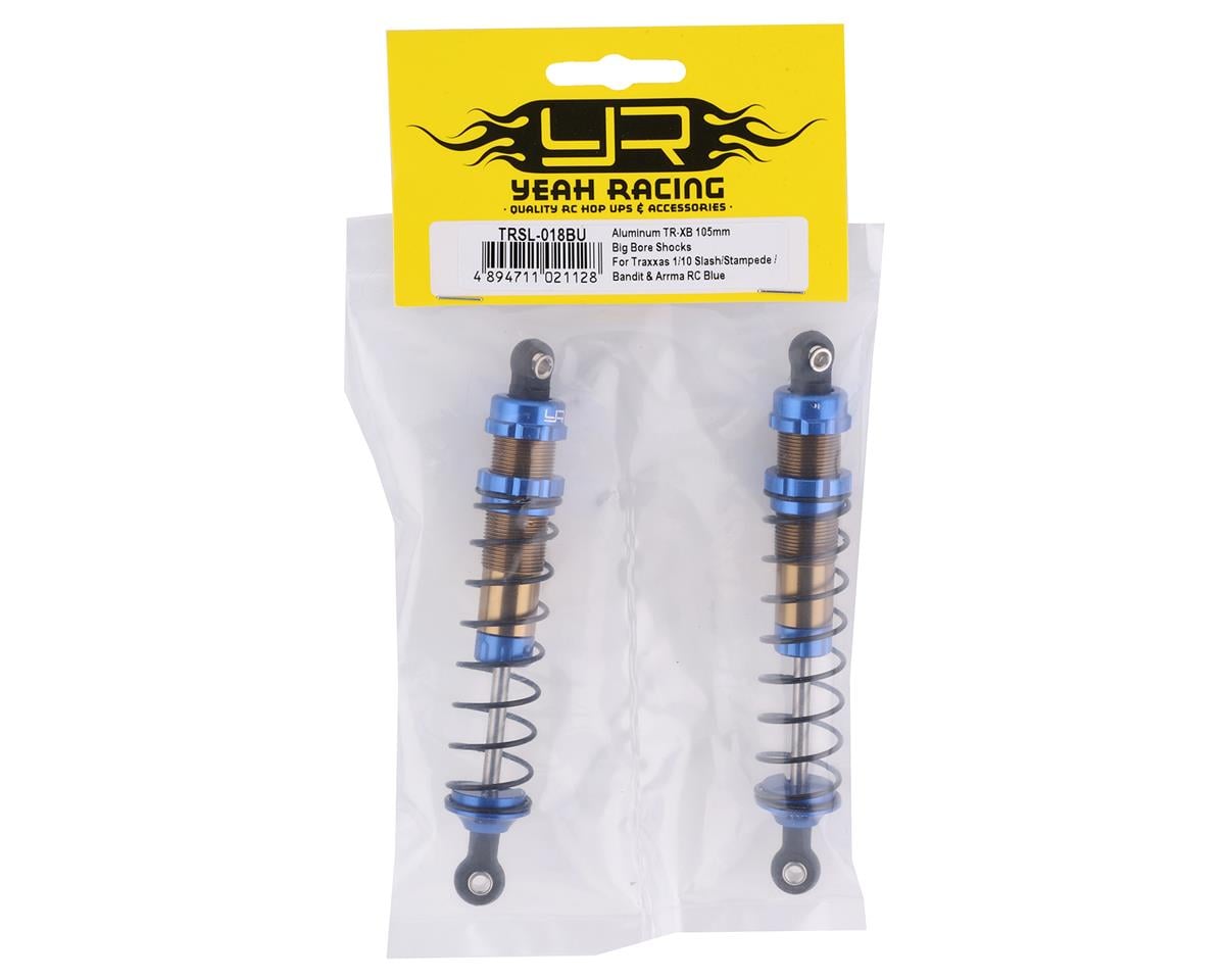 Yeah Racing 105mm Aluminum TR-XB Big Bore Shocks (Blue) (2)
