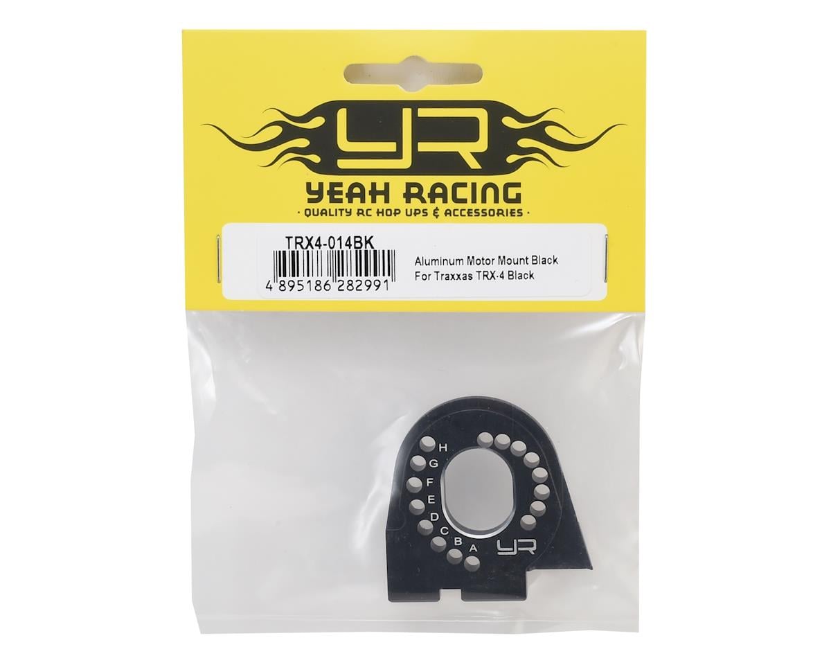 Yeah Racing Aluminum Motor Mount for Traxxas TRX-4 (Black)