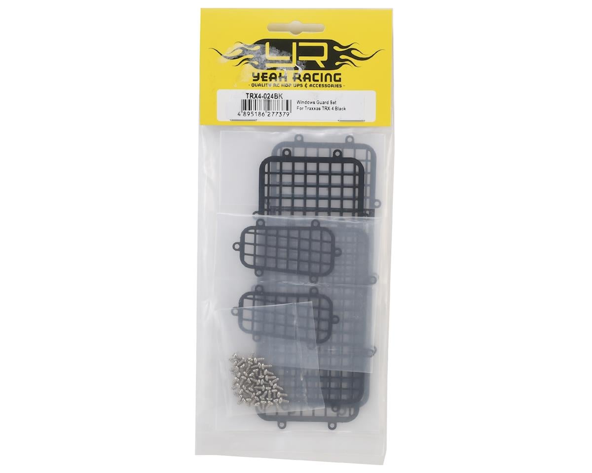 Yeah Racing Windows Guard Set for Traxxas TRX-4 (Black)