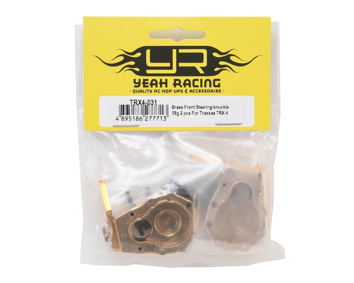 Yeah Racing Brass Steering Knuckles for Traxxas TRX-4 (2) (59g)