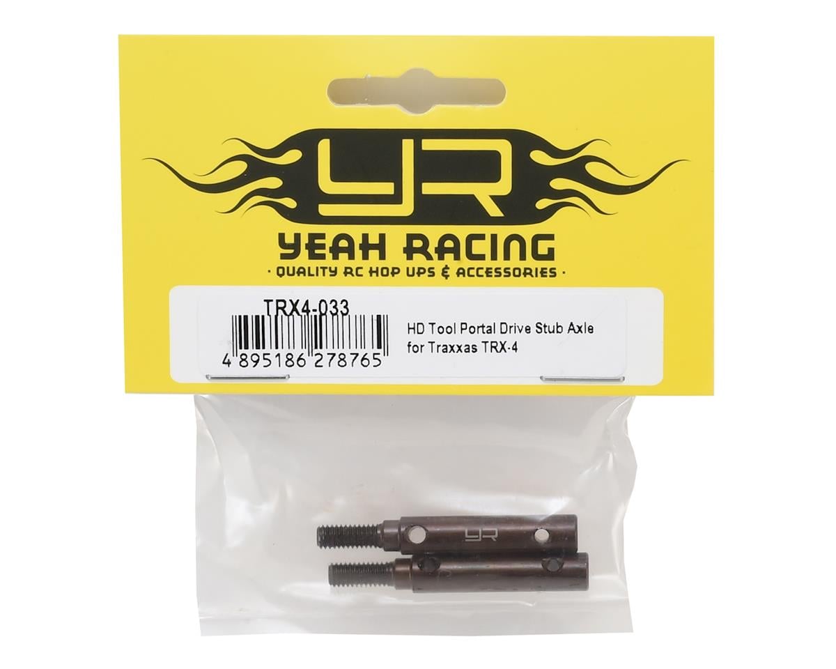 Yeah Racing HD Tool Steel Portal Drive Stub Axle for Traxxas TRX-4 (2)