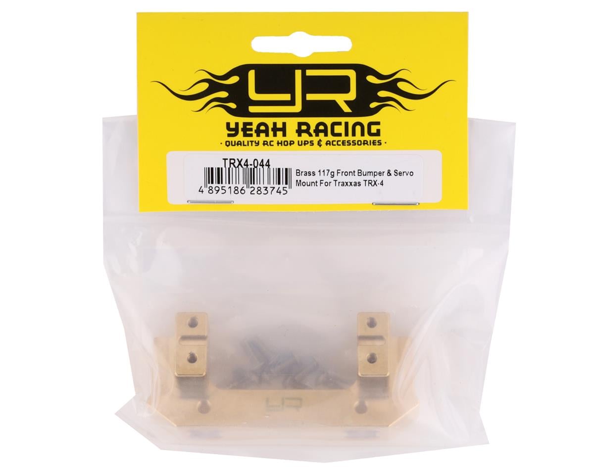 Yeah Racing Brass Front Bumper/Servo Mount for Traxxas TRX-4/TRX-6 (117g)