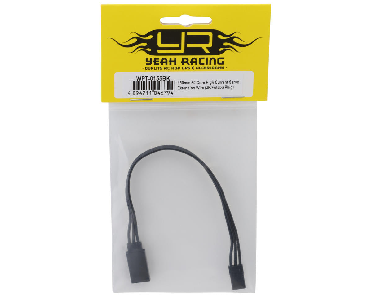 Yeah Racing 60-Core High Current Servo Extension Wire (JR/Futaba Plug) (150mm)
