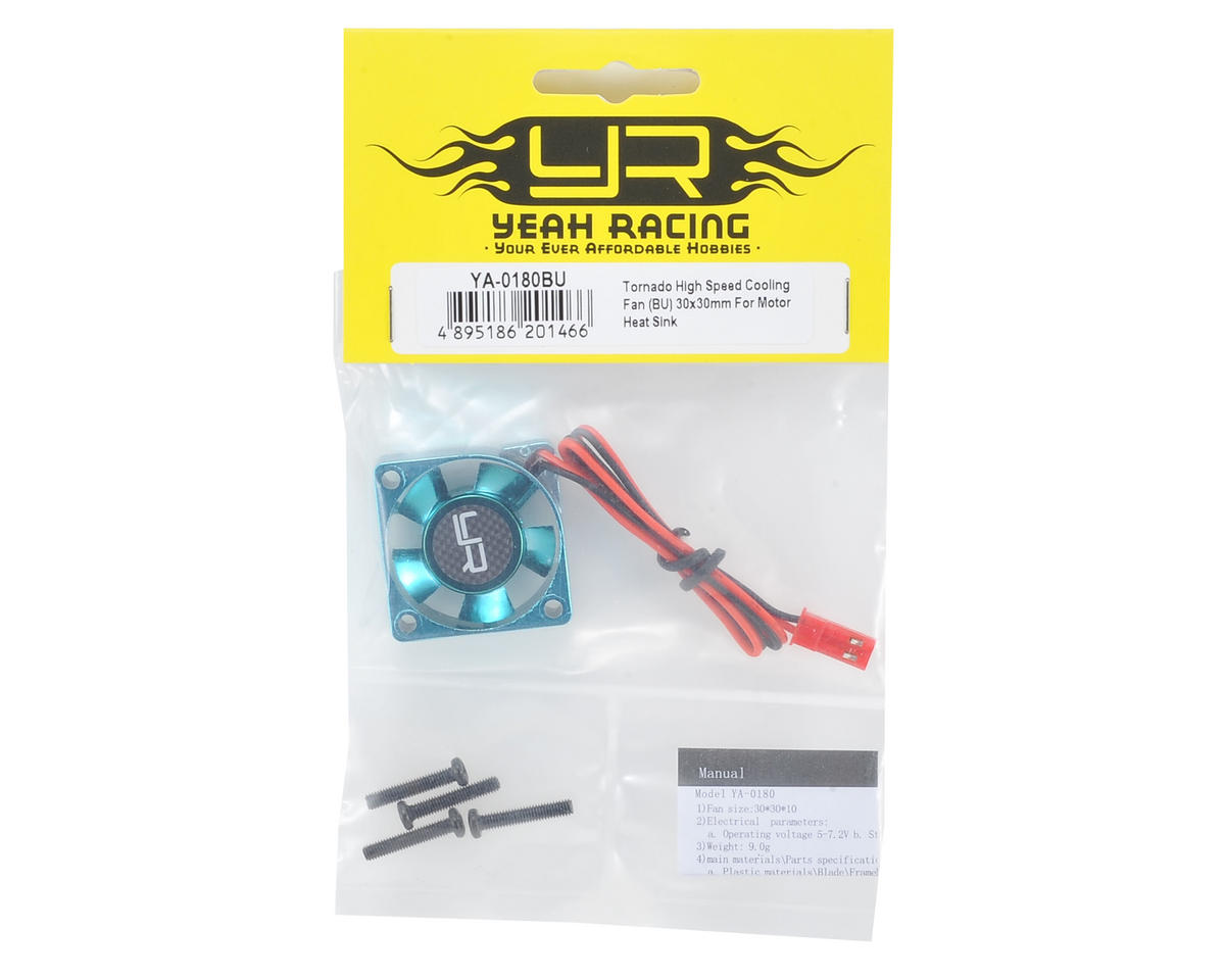 Yeah Racing 30x30x10mm Tornado High Speed Fan (Blue)