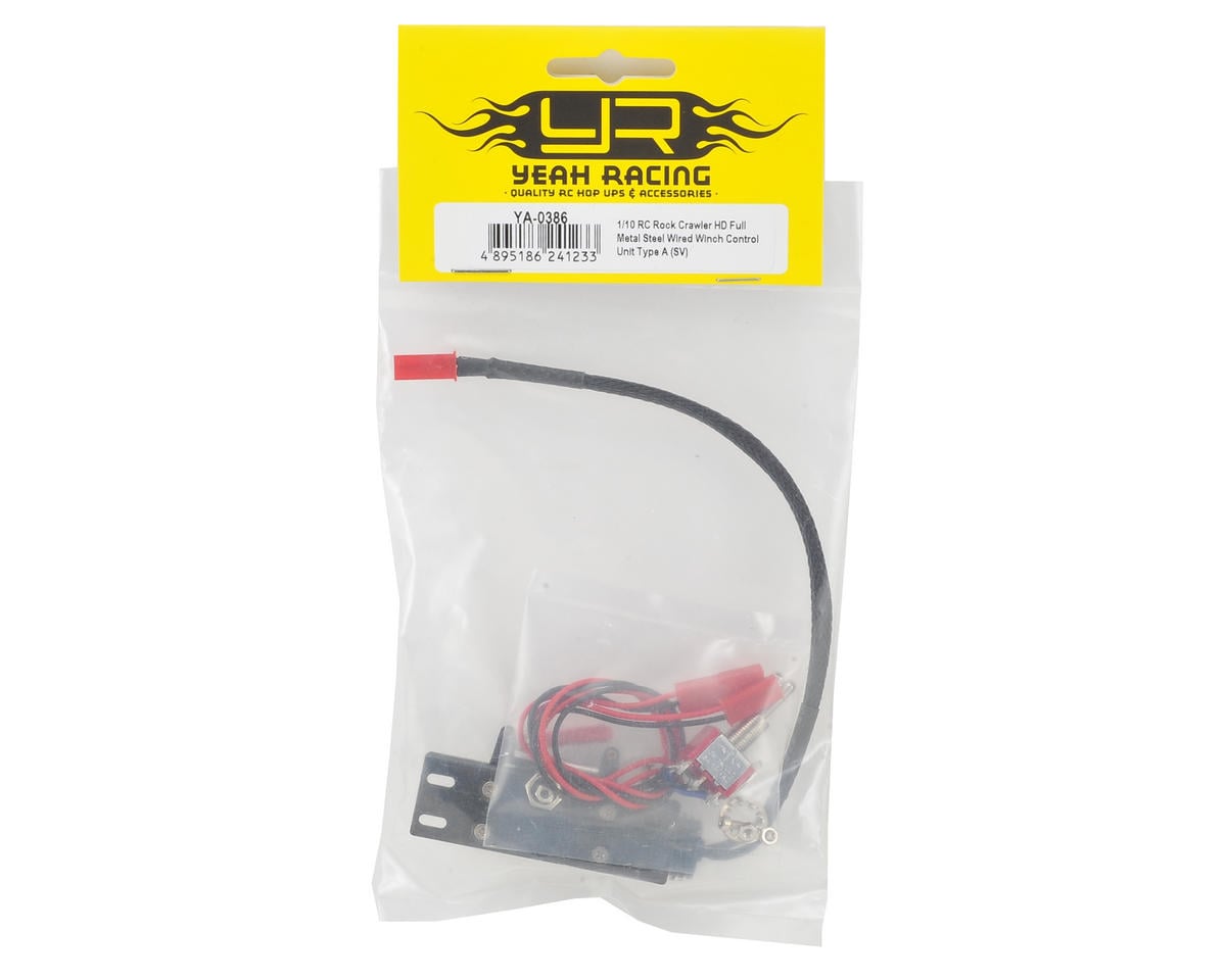 Yeah Racing 1/10 Scale Crawler Aluminum Winch (Silver) (Type A)