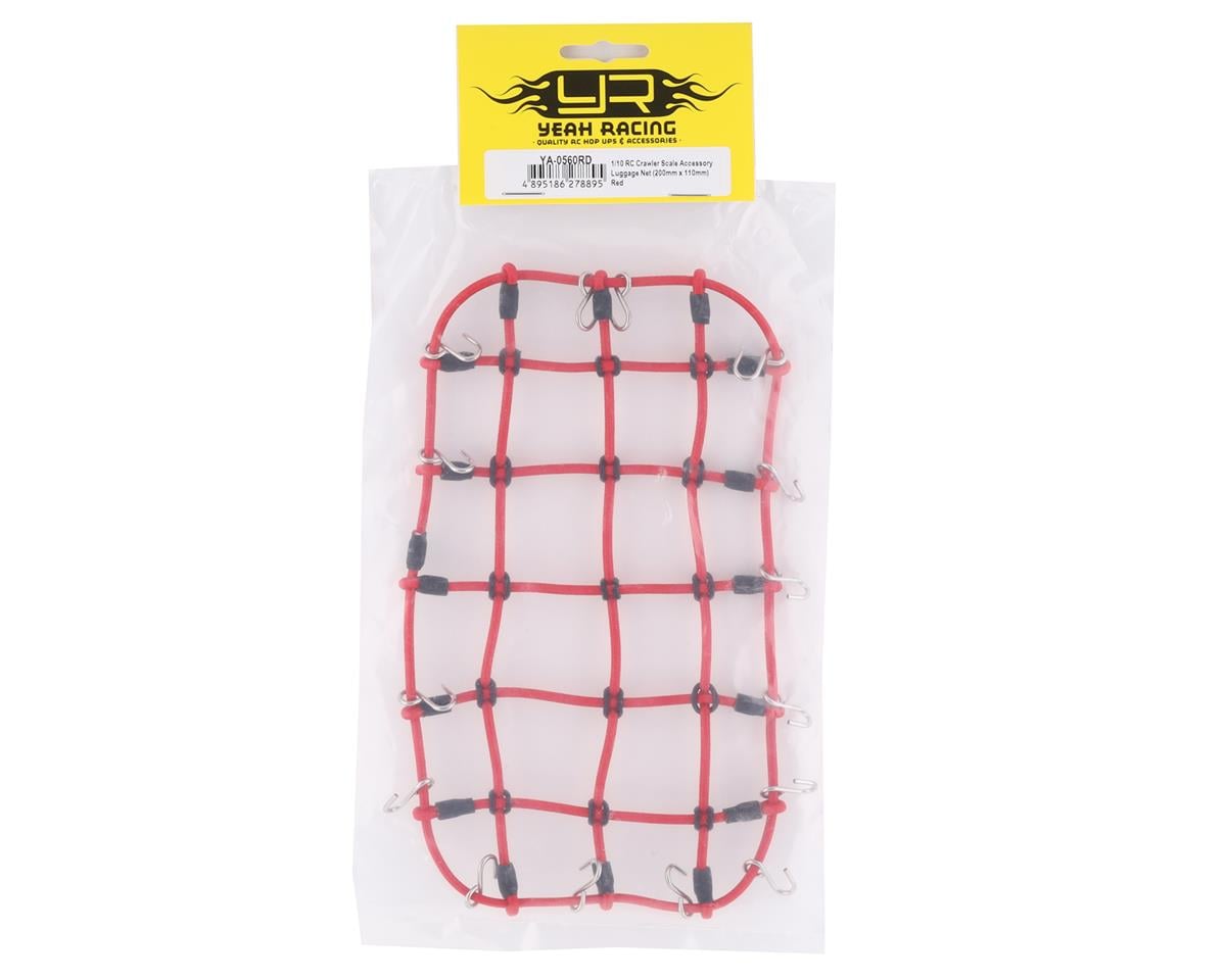 Yeah Racing 1/10 Luggage Net (Red) (200x110mm)