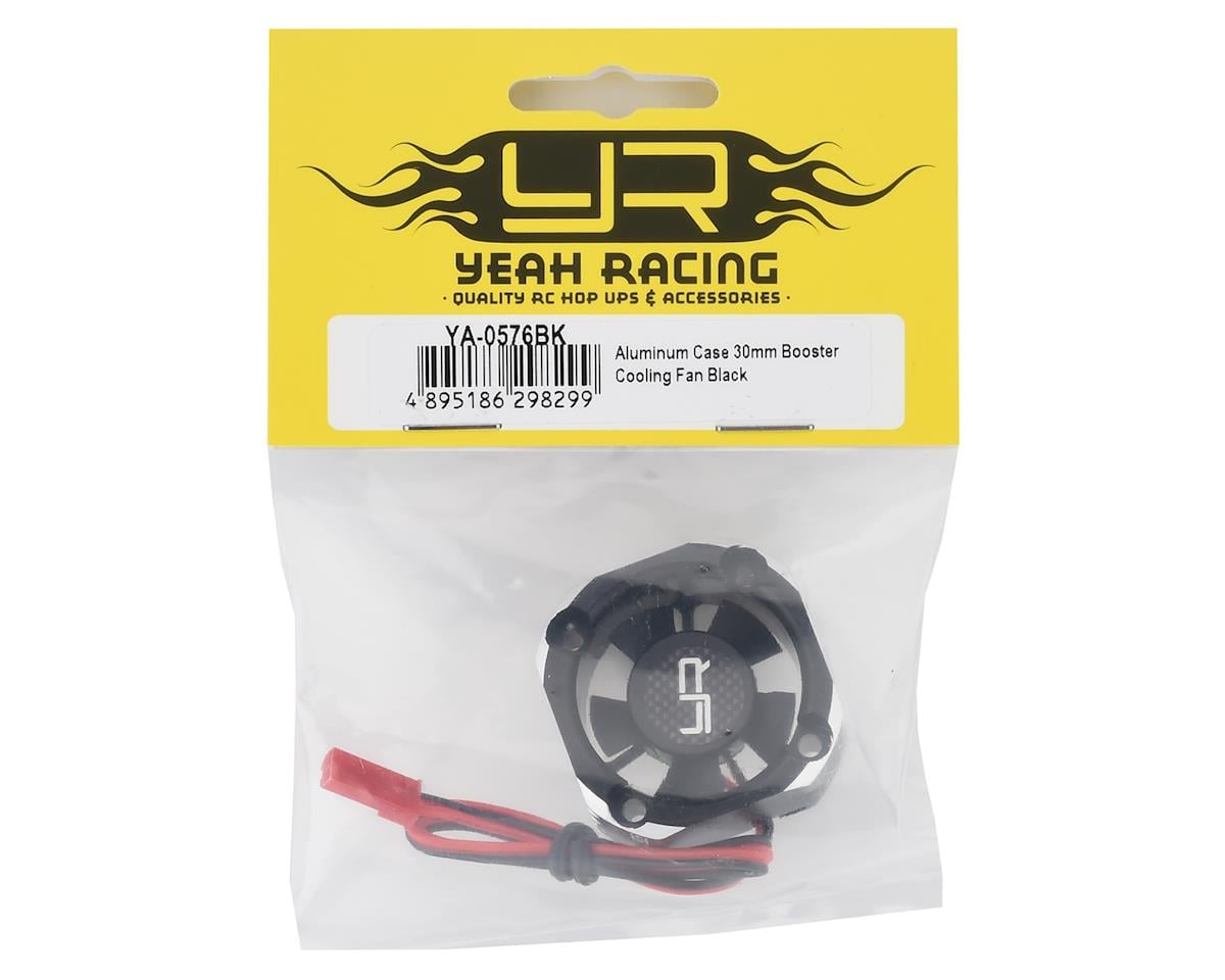 Yeah Racing 30x30mm Aluminum Case Booster Fan (Black)