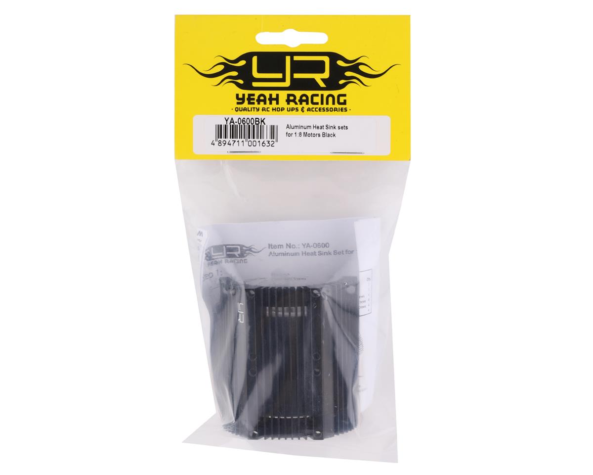 Yeah Racing Aluminum Motor Heat Sink (Black) (40.8mm Diameter)
