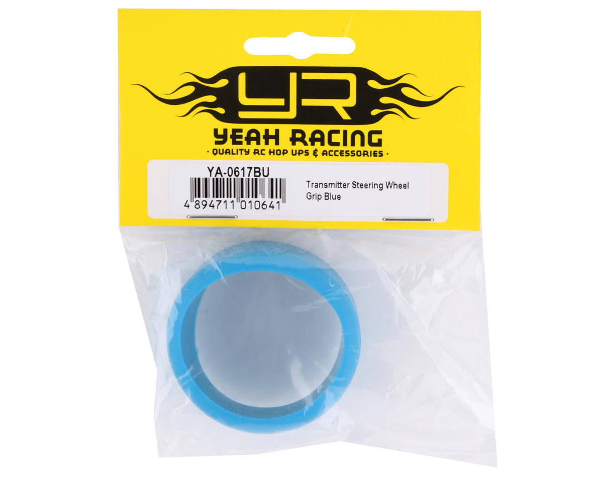 Yeah Racing Transmitter Steering Wheel Grip (Blue) (41-42mm)
