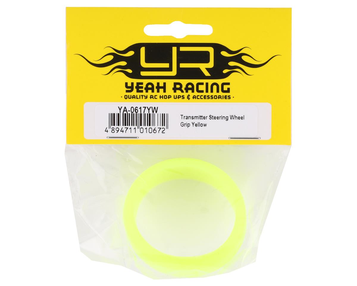 Yeah Racing Transmitter Steering Wheel Grip (Yellow) (41-42mm)