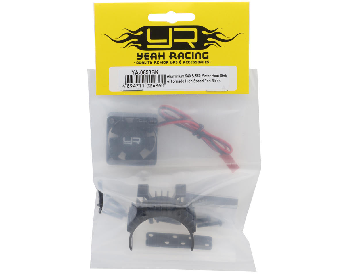 Yeah Racing 540/550 Motor Aluminum Heat Sink w/30mm High Speed Tornado Fan