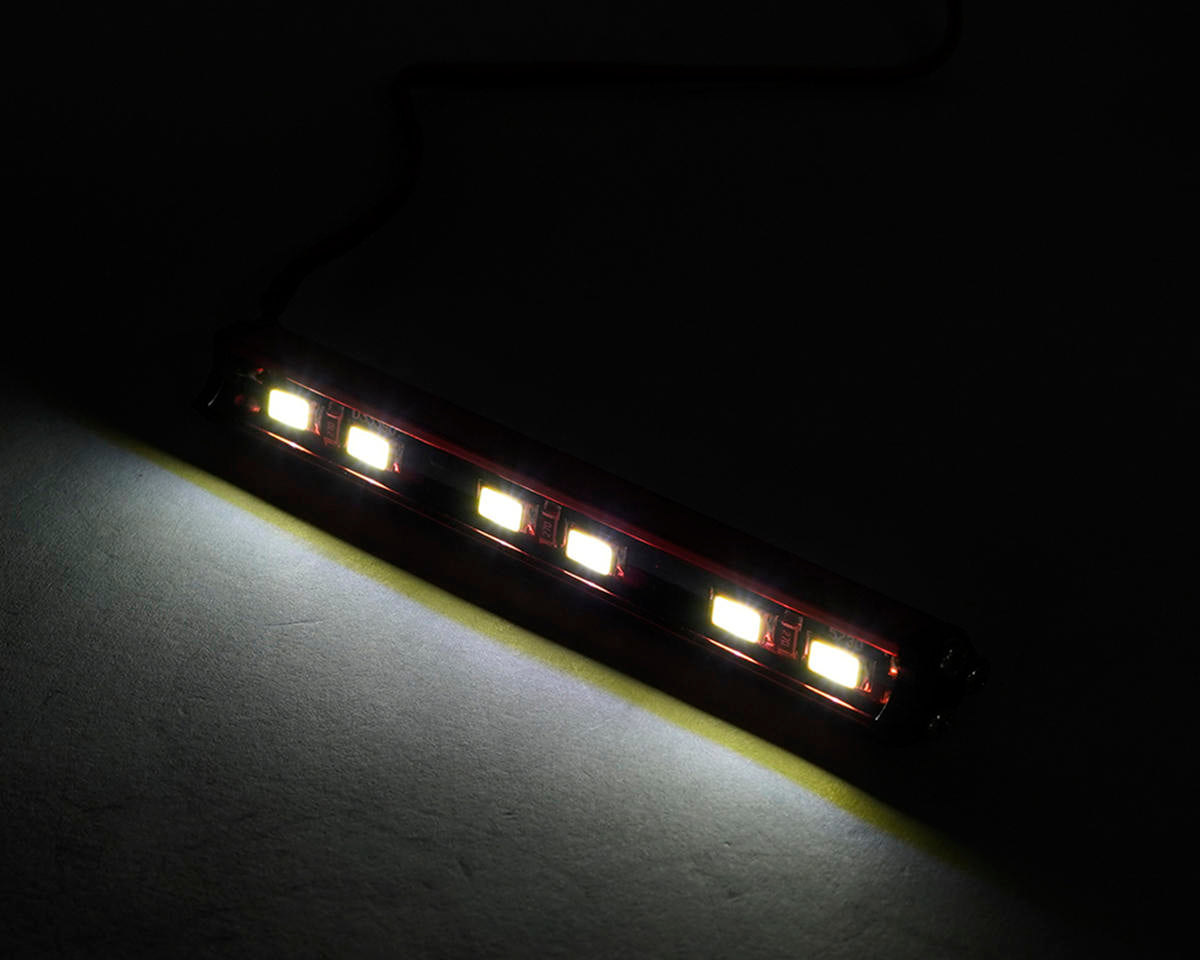 Yeah Racing 1/10 Aluminum 85mm Super Bright White LED Light Bar (Black)