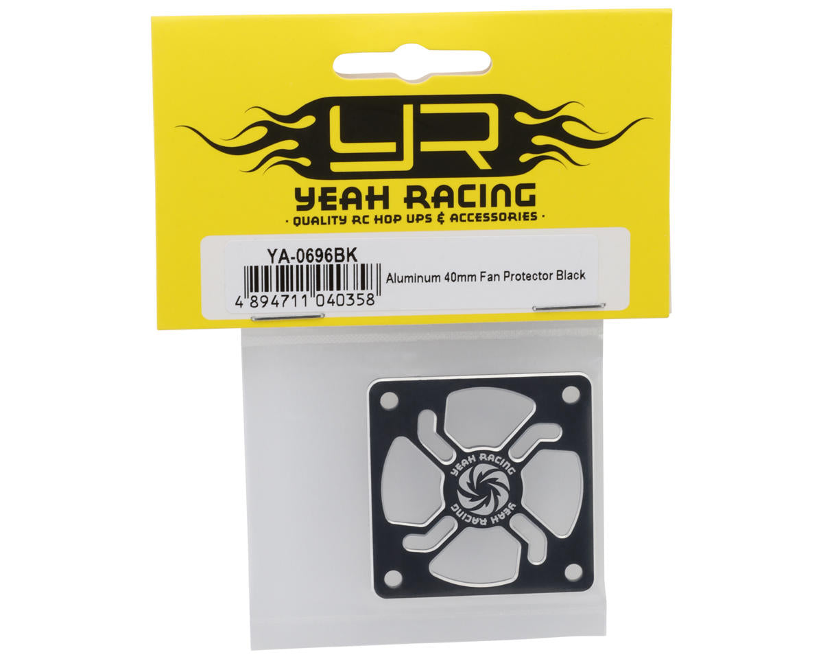 Yeah Racing Aluminum 40mm Fan Protector (Black)
