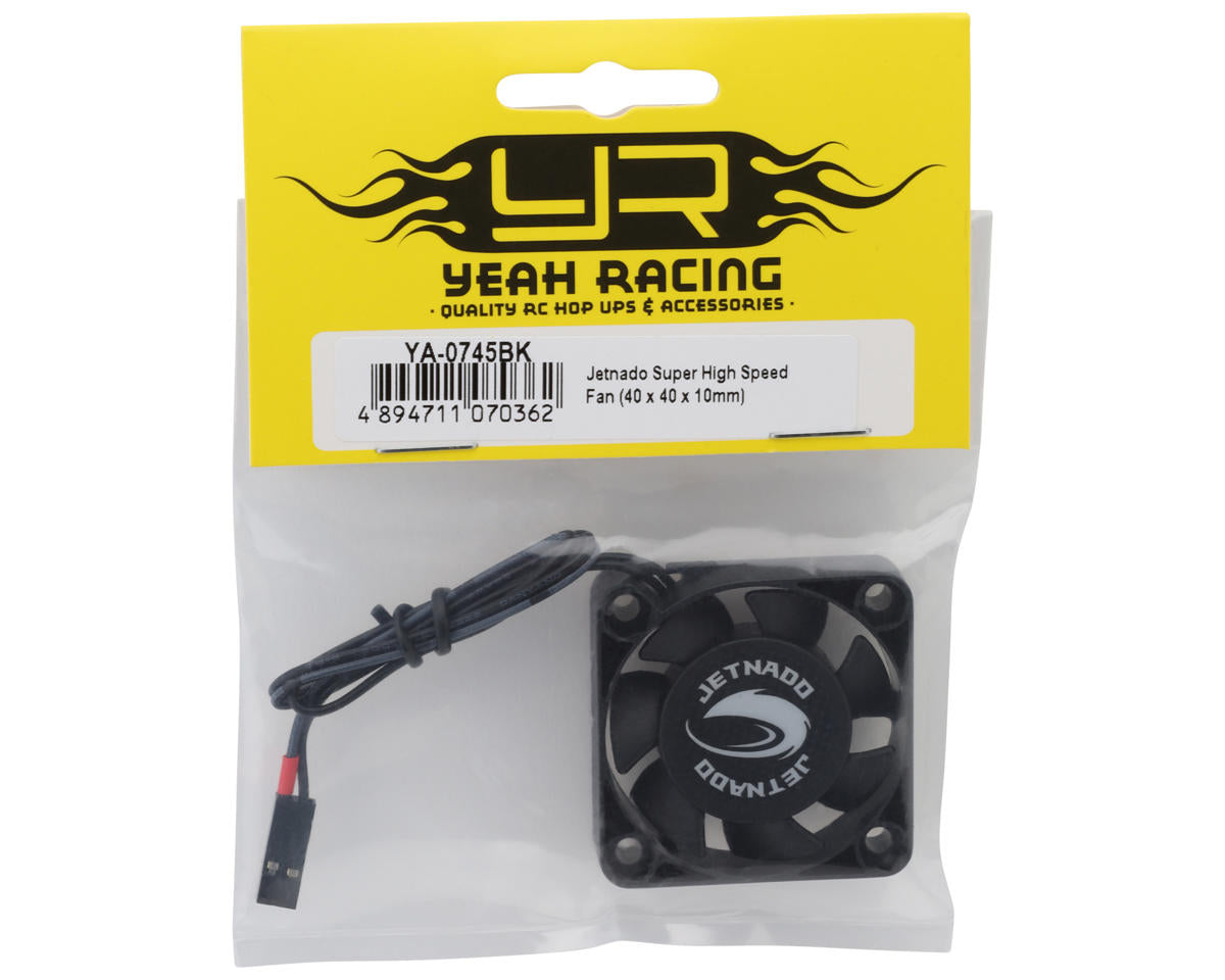 Yeah Racing Jetnado Charcoal 400 Super High Speed Fan (40x40x10mm)