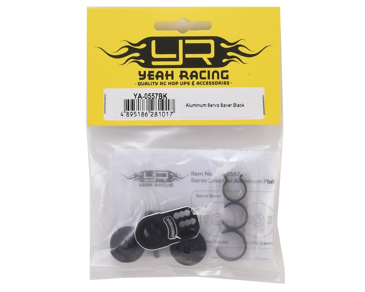 Yeah Racing Aluminum Servo Saver (Black)