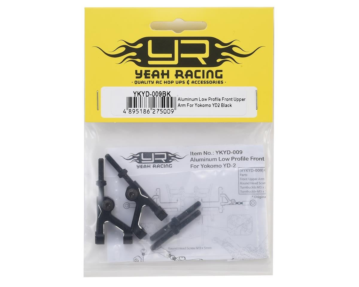 Yeah Racing Yokomo YD-2 Aluminum Low Profile Front Upper Arm (Black)