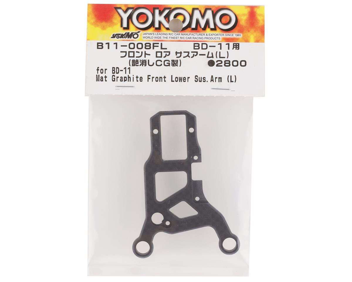 Yokomo BD11 Graphite Front Lower Suspension Arm (Left)