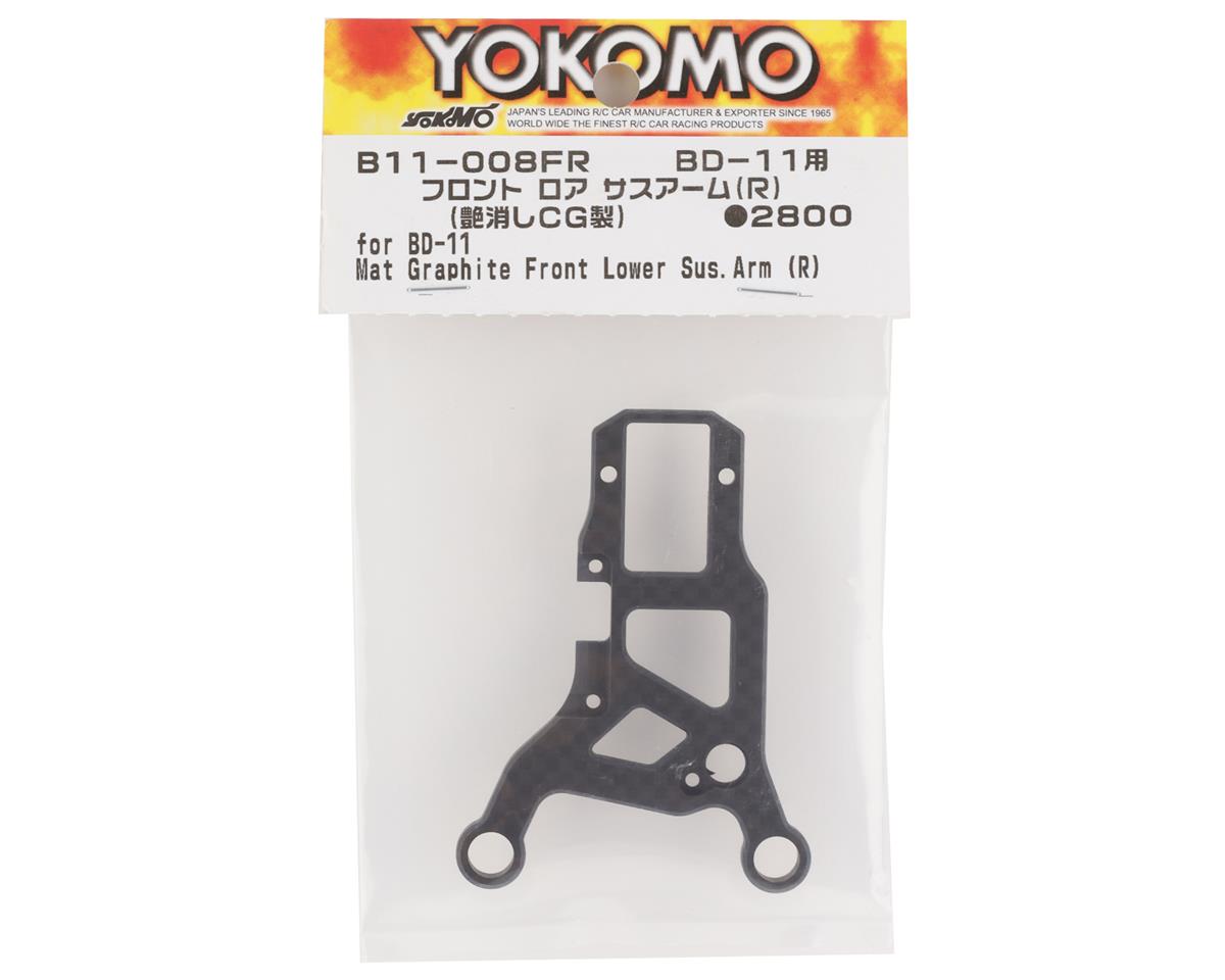 Yokomo BD11 Graphite Front Lower Suspension Arms (Right)