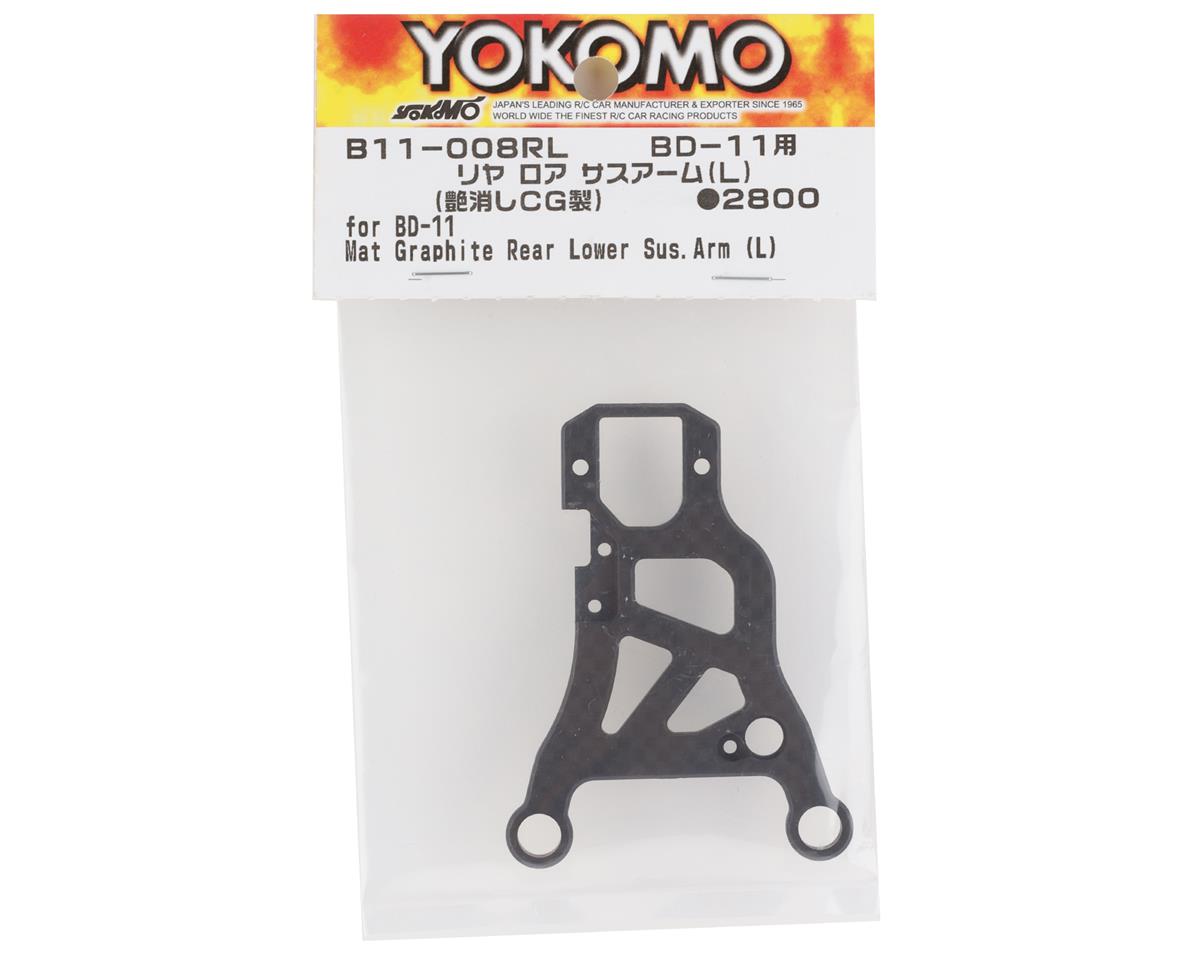 Yokomo BD11 Graphite Rear Lower Suspension Arms (Left)