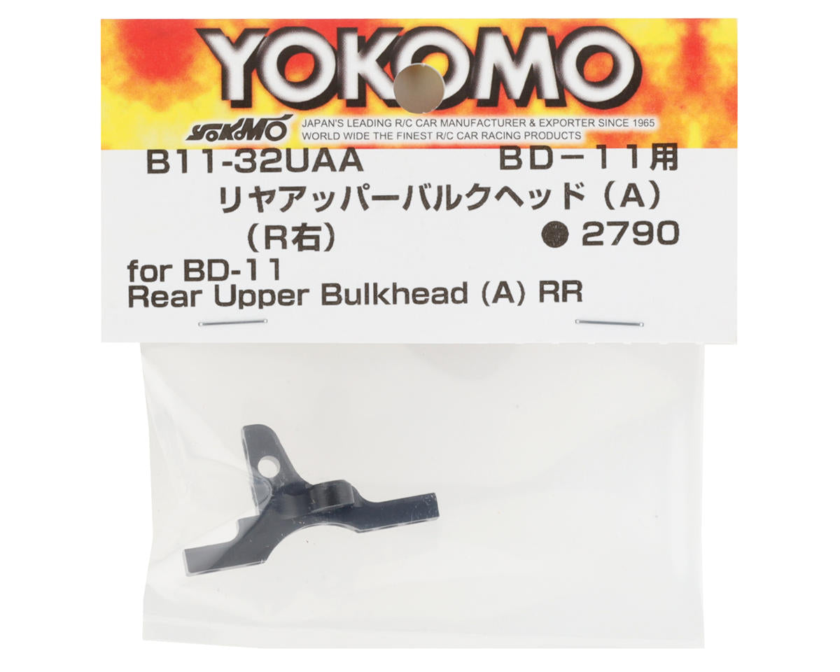 Yokomo BD11 Aluminum Rear Upper Left Bulkhead (A)