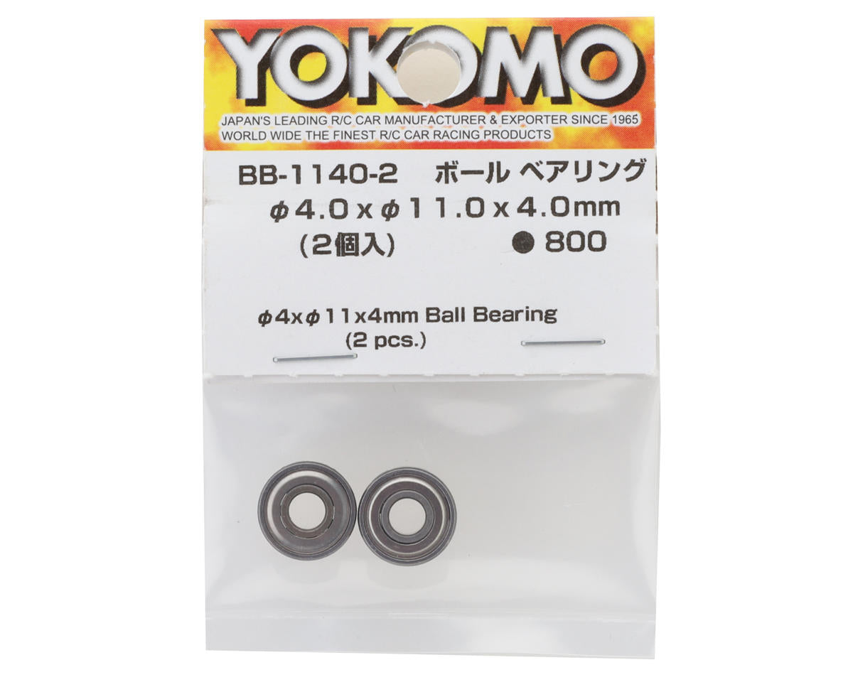 Yokomo 4x11x4mm Metal Shielded Bearing (2)