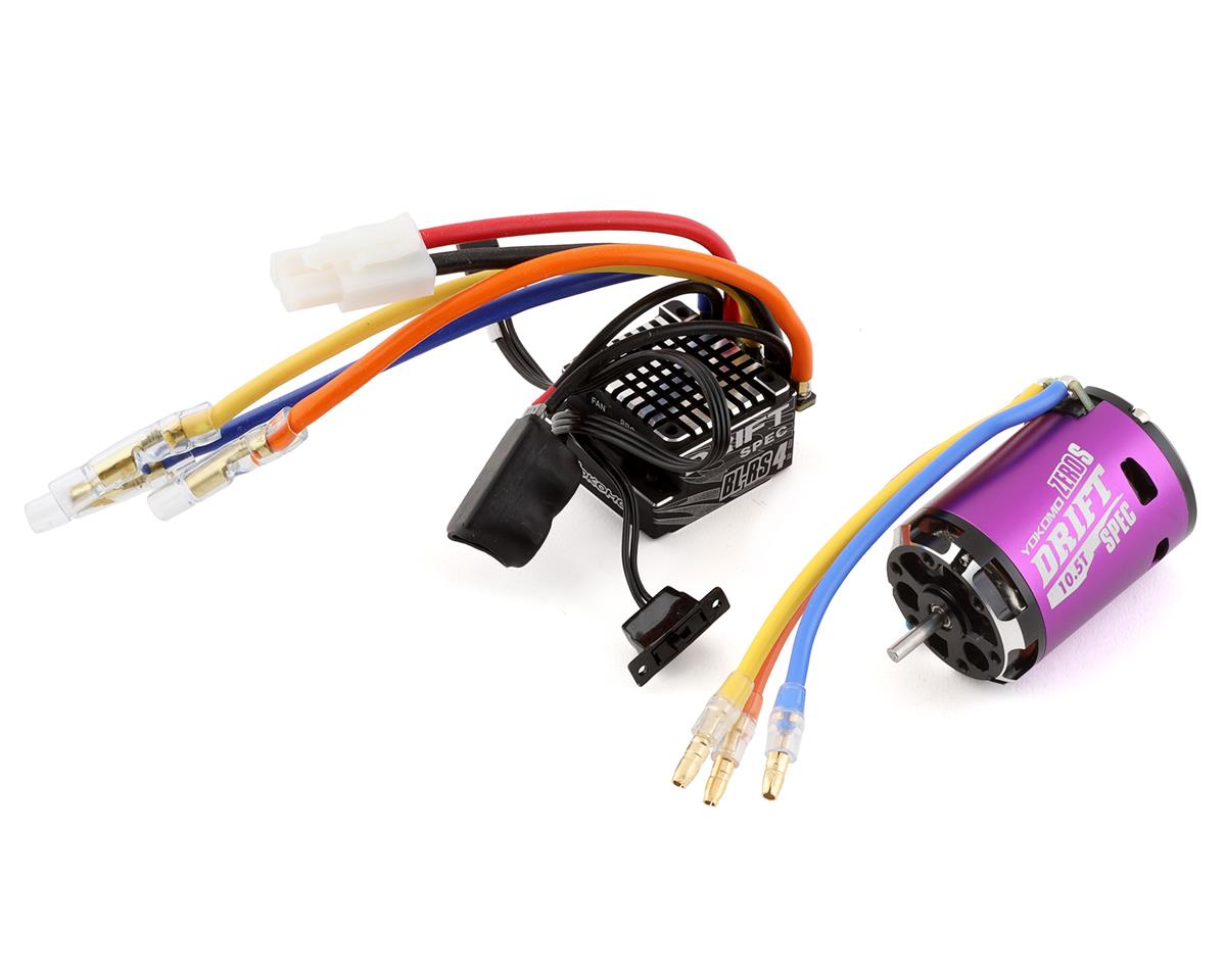 Yokomo BL-RS4 Drift Spec Sensored Brushless ESC/Zero S Drift Spec Motor Combo