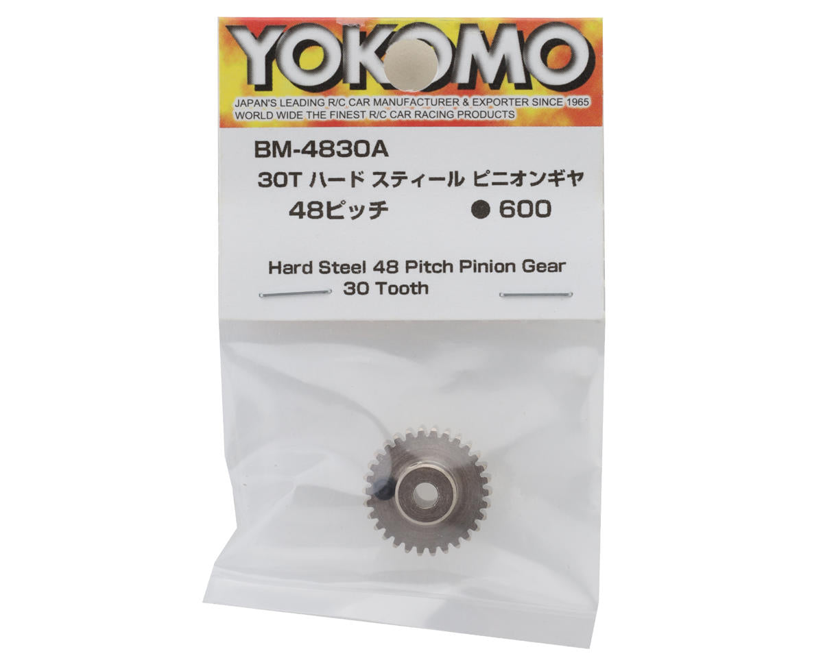 Yokomo Hardened Steel 48P Pinion Gear (3.17mm Bore) (30T)