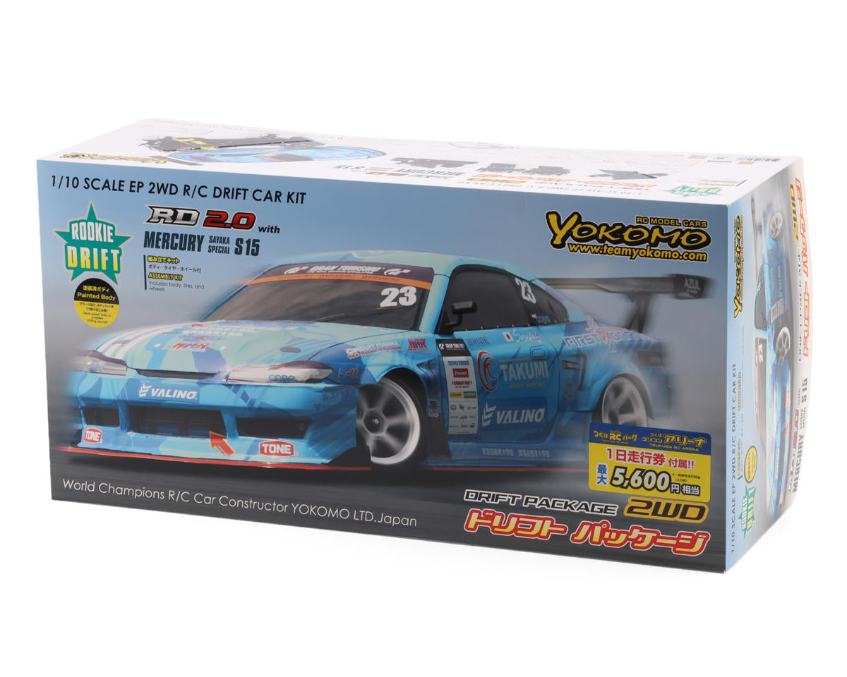 Yokomo RD2.0 "Rookie Drift" 1/10 RWD Drift Car Kit (Blue)