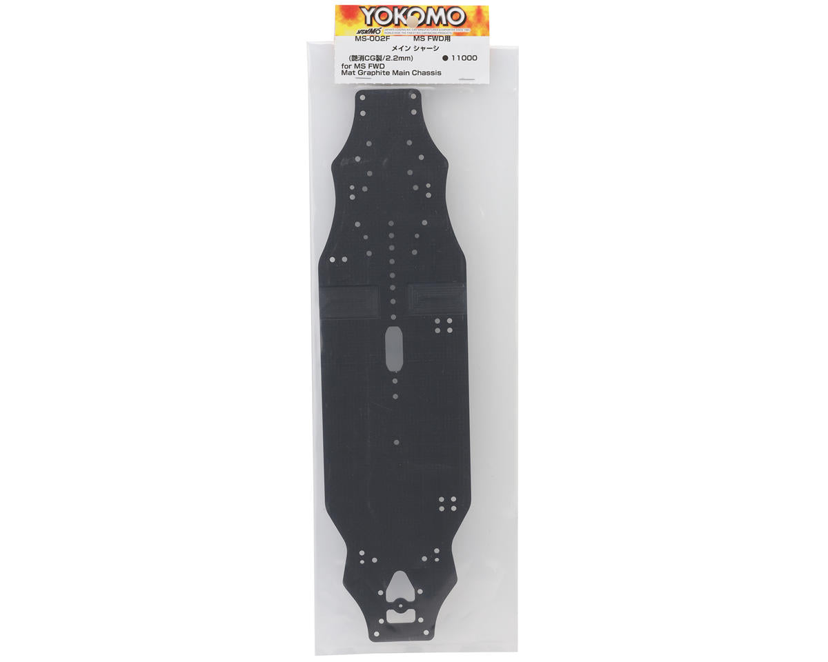 Yokomo MSFWD 2.2mm Graphite Main Chassis