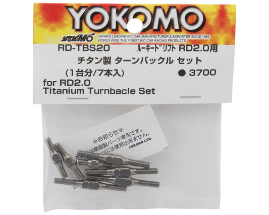 Yokomo RD2.0 Titanium Turnbuckle Set