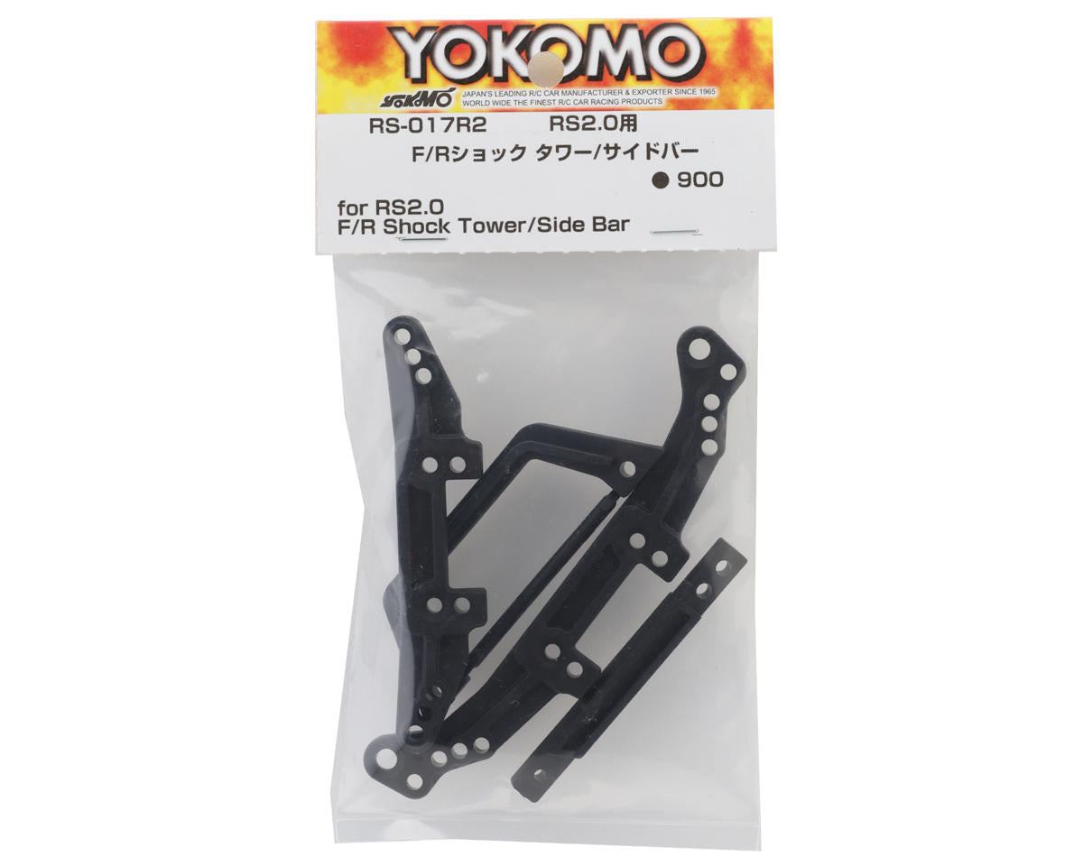 Yokomo RS2.0 Front & Rear Shock Tower w/Side Bar