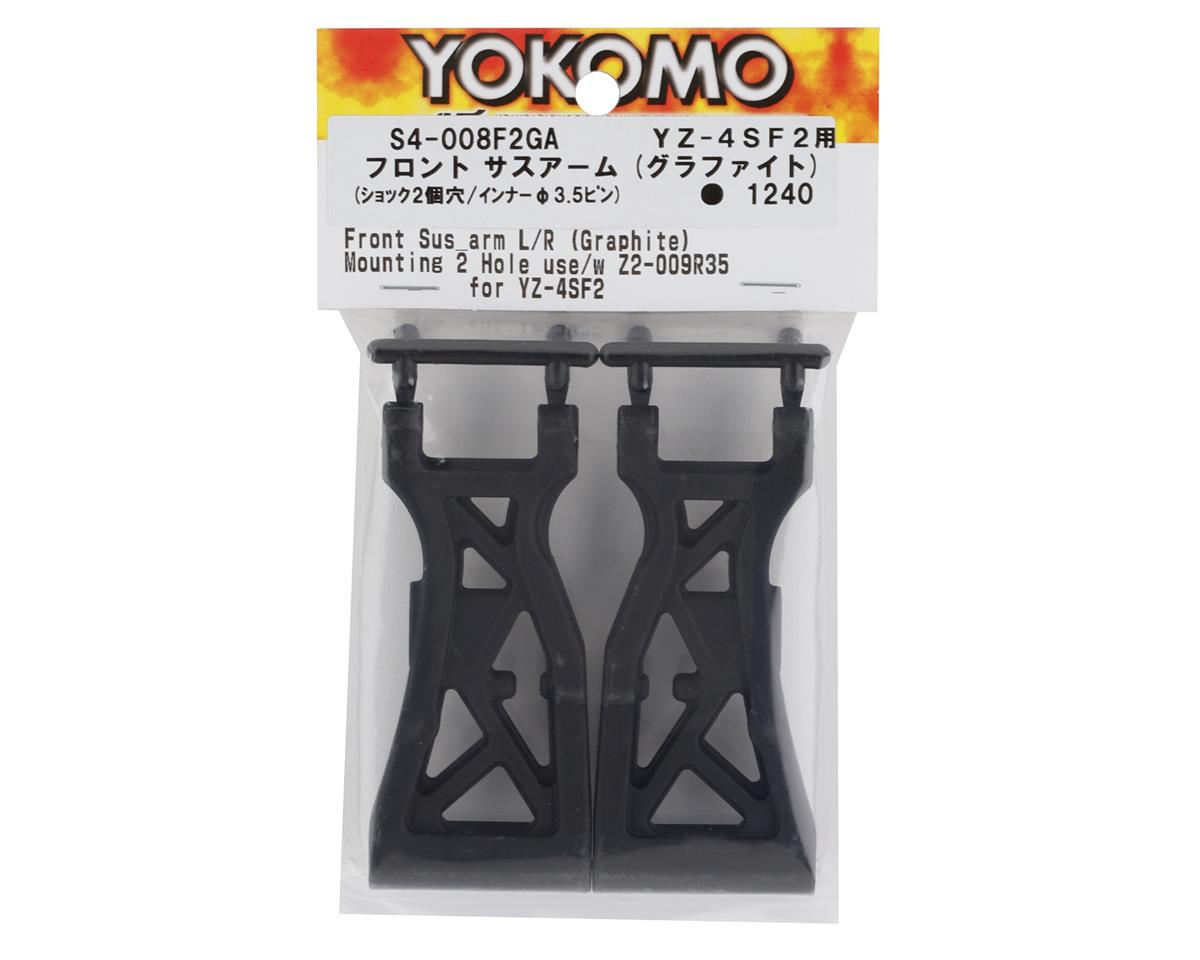 Yokomo YZ-4 SF2 Front Lower Suspension Arms (Hard) (Type B)