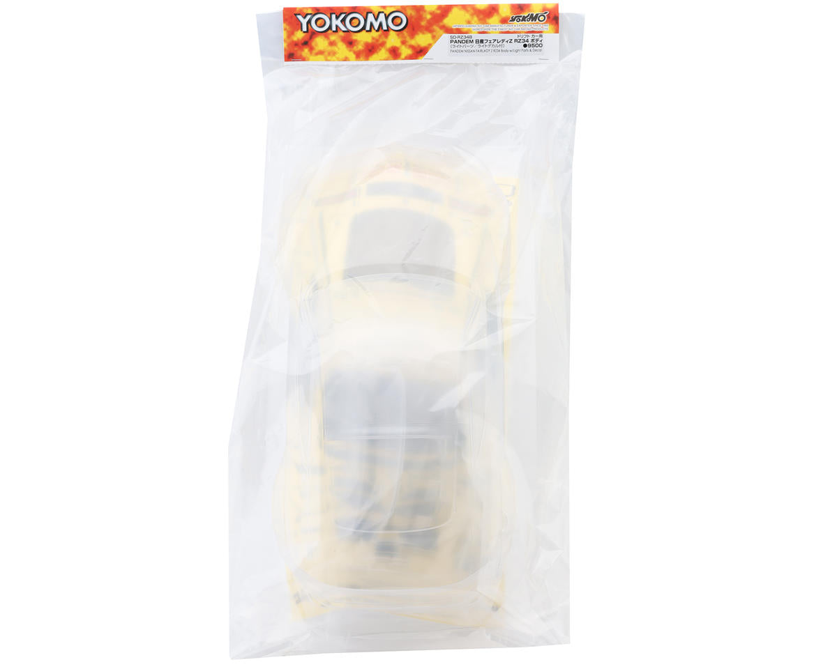 Yokomo 1/10 Pandem Nissan Fairlady Z RZ34 Drift Body w/Light Bracket & Spoiler