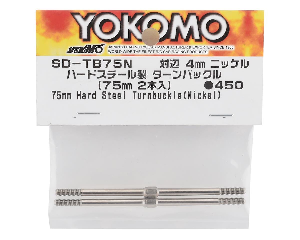 Yokomo 75mm Hard Steel Turnbuckle (2)