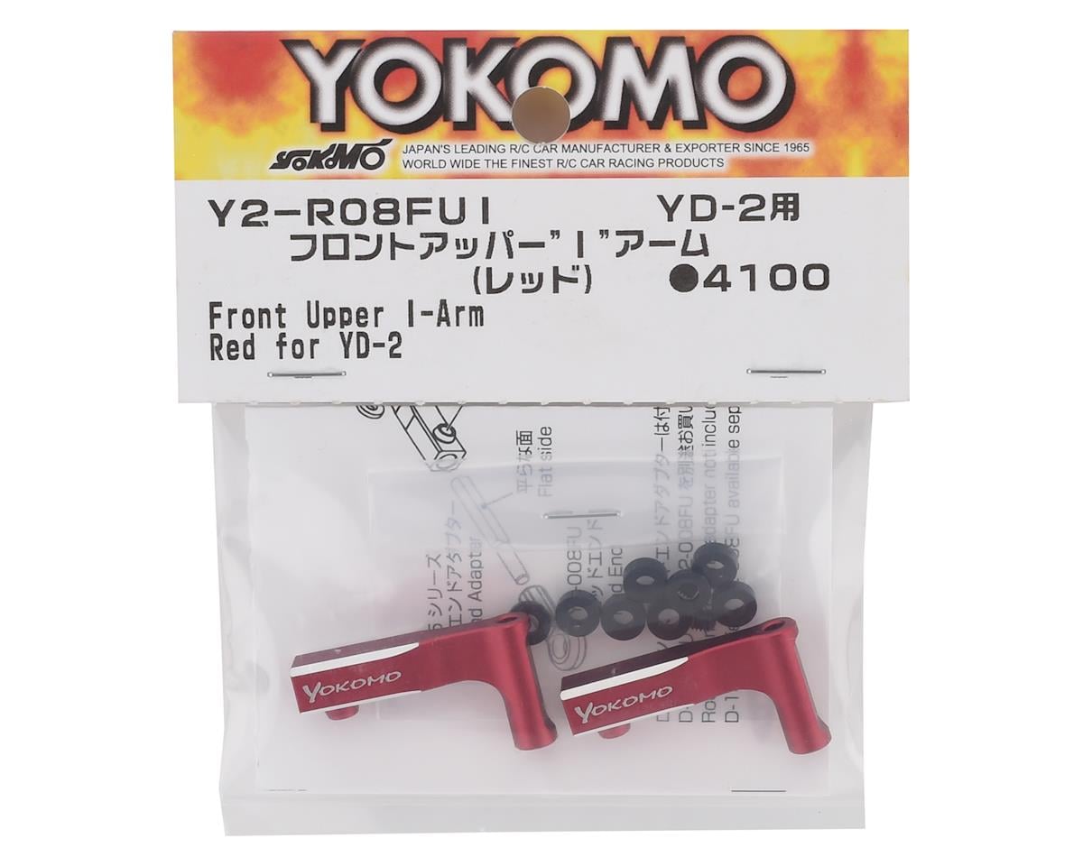 Yokomo YD-2 Aluminum Front Upper L Arm Kit (Red)