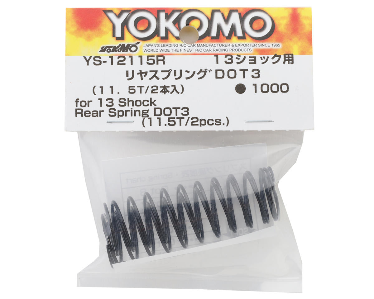 Yokomo 13mm Rear Shock Spring (11.5T/DOT 3)