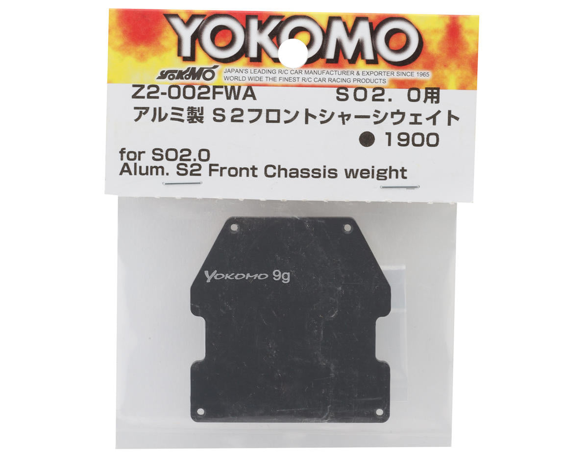 Yokomo SO 2.0 Aluminum Front Chassis Weight (9g)