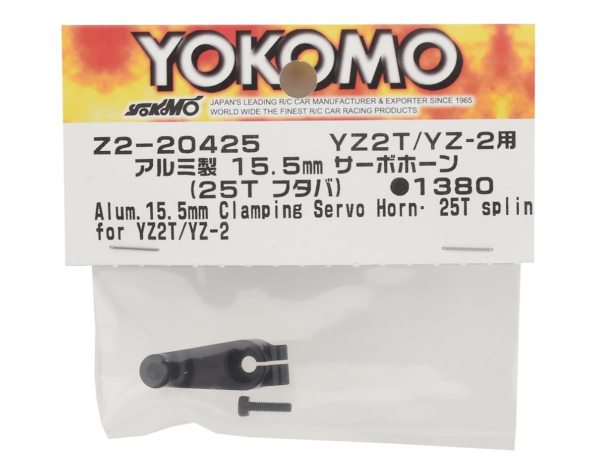 Yokomo 15.5mm Aluminum Clamping Servo Horn (25T-ProTek/Futaba)
