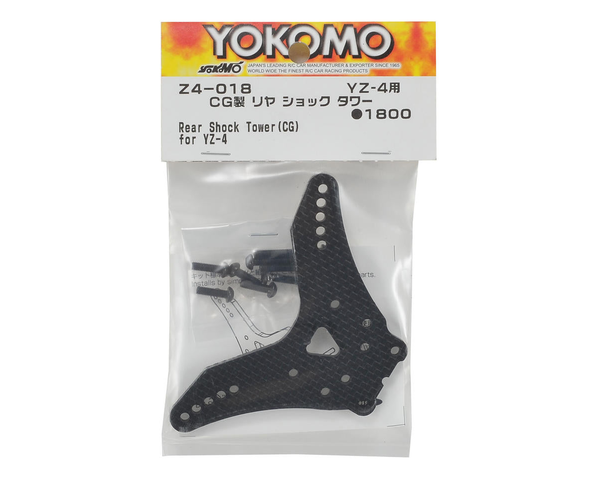 Yokomo 4mm YZ-4 Carbon Fiber Rear Shock Tower