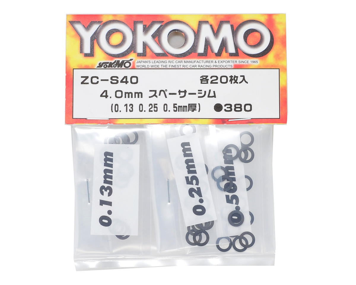 Yokomo 4mm Spacer Shim Set