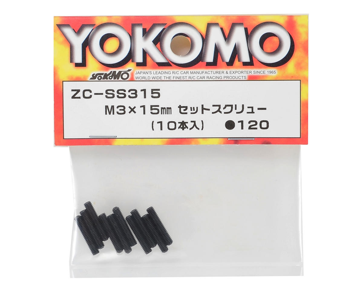 Yokomo 3x15mm Set Screw (10)