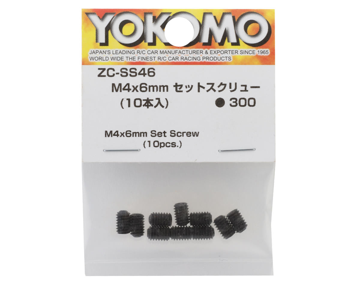 Yokomo 4x6mm Set Screw (10) (6mm)