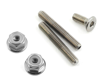 175RC Titanium Lower Arm Stud Kit (Silver)