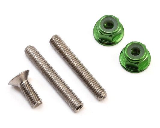 175RC "Ti-Look" Lower Arm Stud Kit (Green)