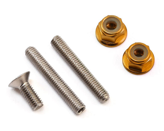 175RC "Ti-Look" Lower Arm Stud Kit (Gold)