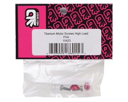 175RC 3x8mm Titanium "High Load" Motor Screws (Pink)