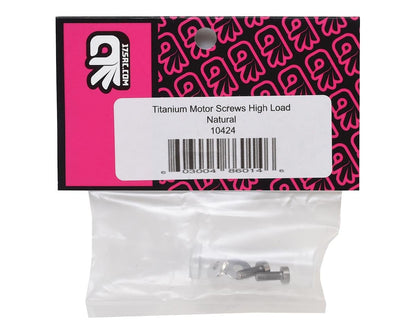 175RC 3x8mm Titanium "High Load" Motor Screws (Silver)