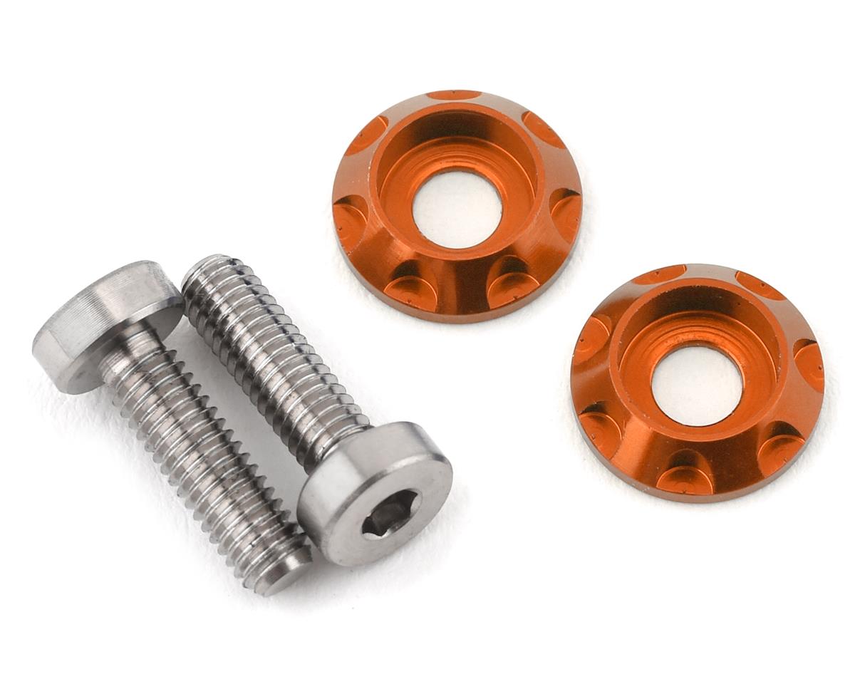 175RC 3x10mm "High Load" Titanium Motor Screws (Orange)